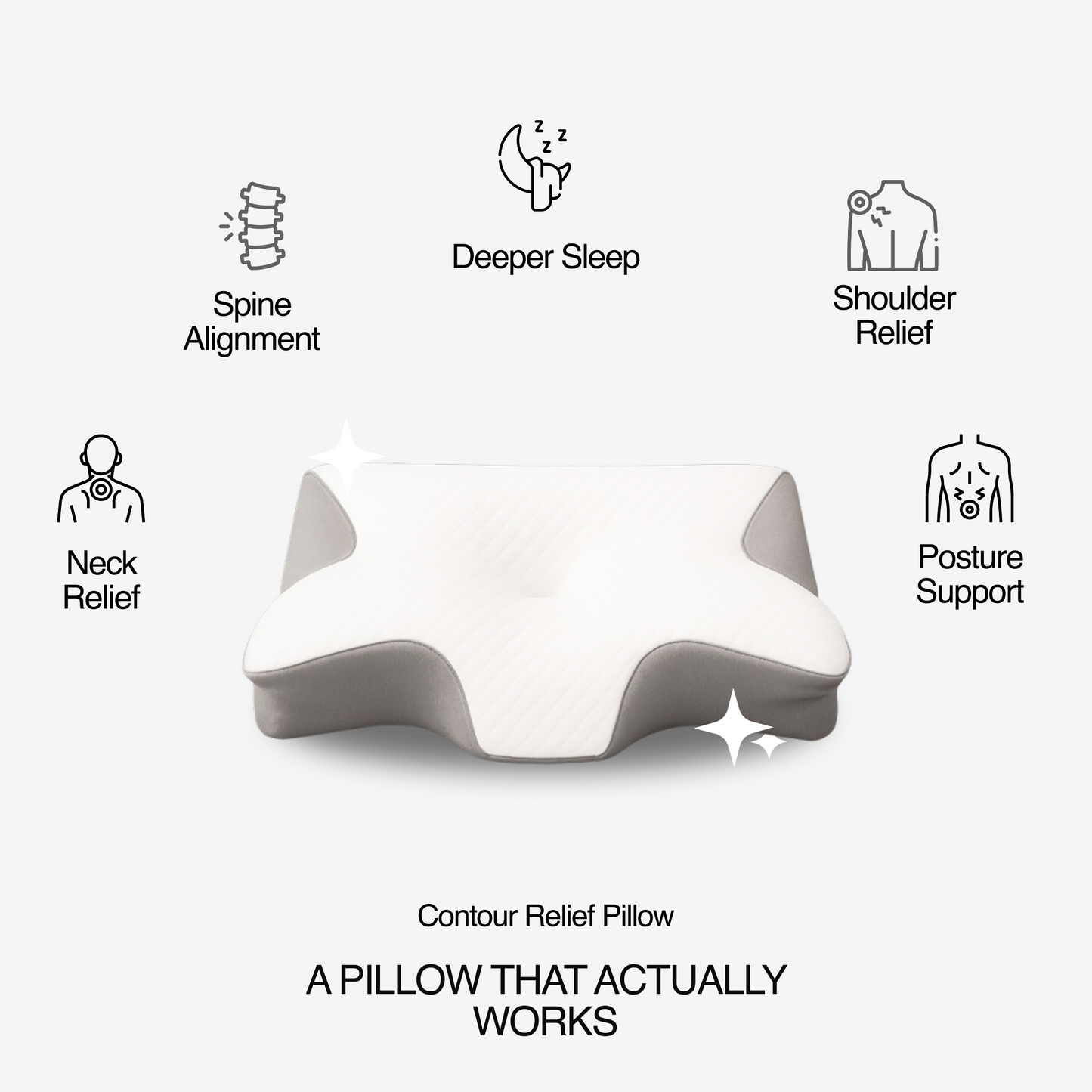 Uprise™ Contour Relief Pillow