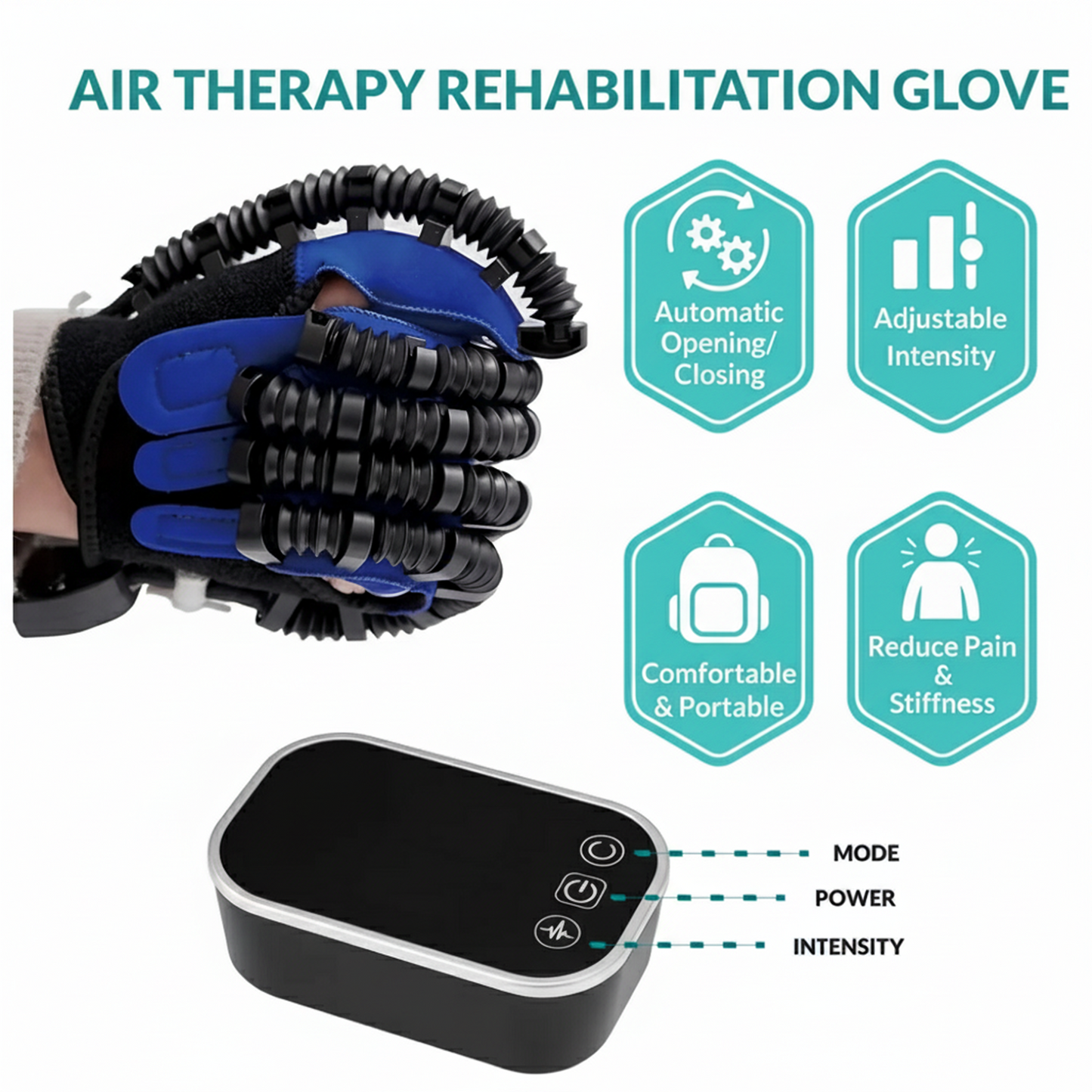 Uprise™ Robotic Rehab Glove - Stroke and Hand Recovery Aid